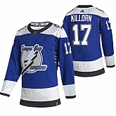 Tampa Bay Lightning 17 Alex Killorn Blue Adidas 2020-21 Reverse Retro Alternate Jersey Dzhi,baseball caps,new era cap wholesale,wholesale hats